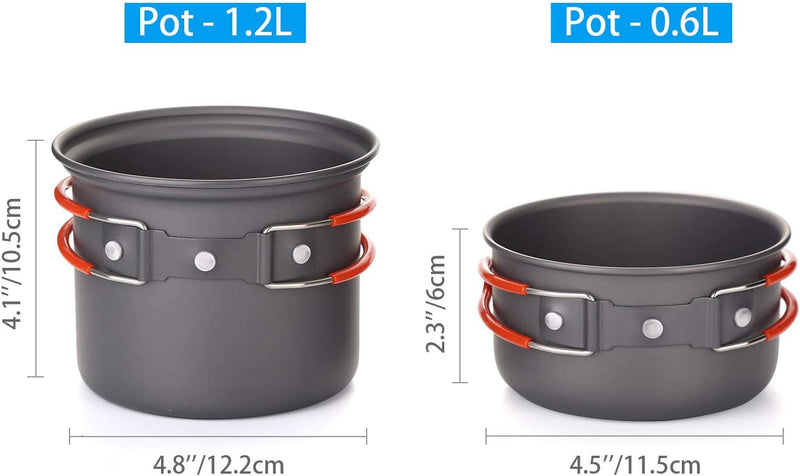 Outdoor Portable Cookware Mess Kit