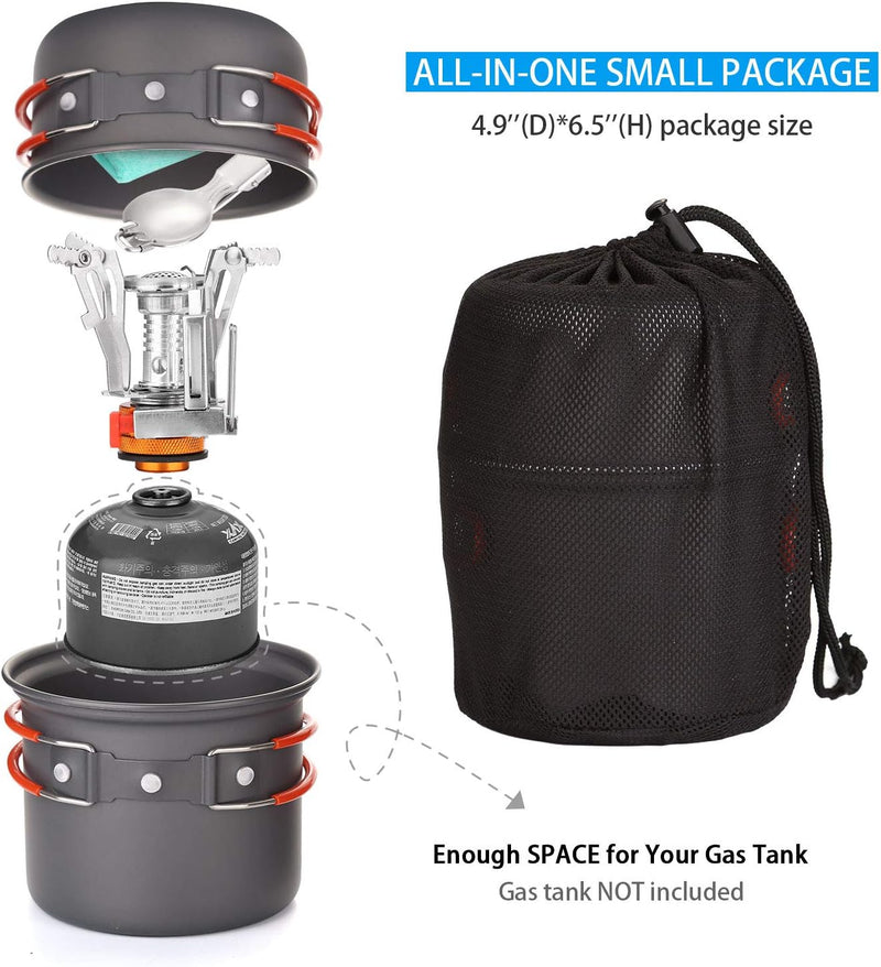 Outdoor Portable Cookware Mess Kit