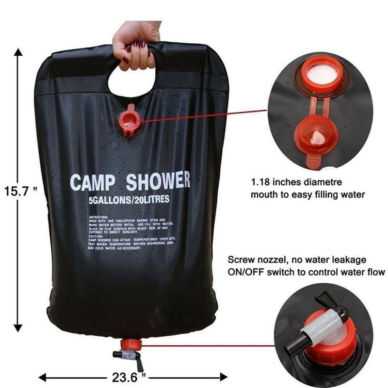 20L Portable Camping Shower - The Ultimate Outdoor Bathing Solution