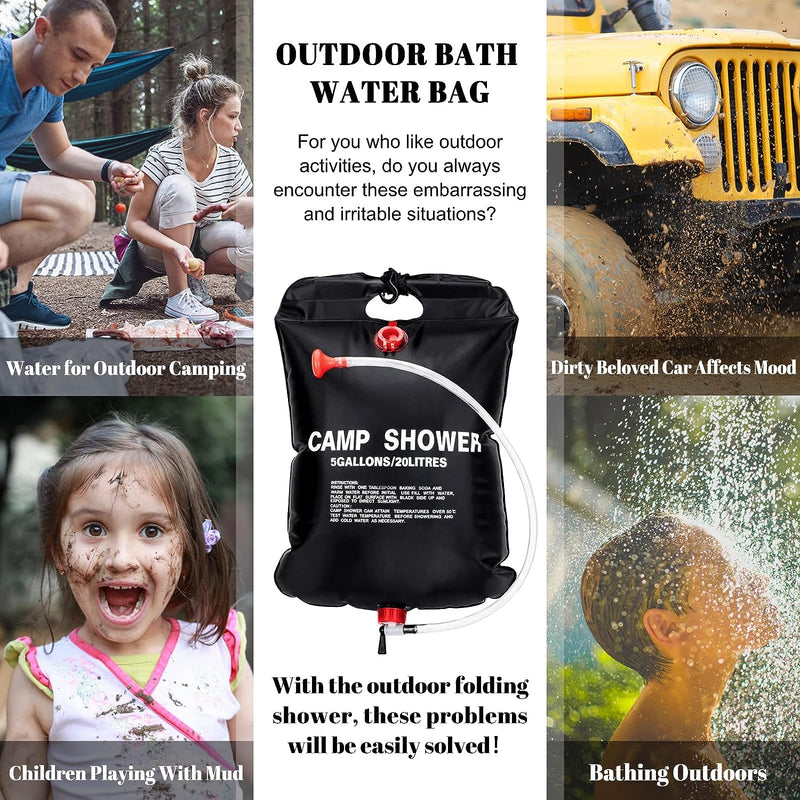 20L Portable Camping Shower - The Ultimate Outdoor Bathing Solution