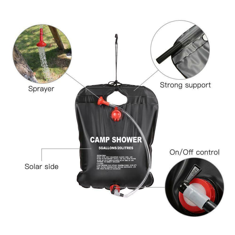 20L Portable Camping Shower - The Ultimate Outdoor Bathing Solution